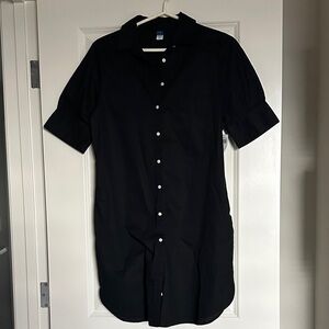 Old Navy Black Casual Button Down Shirt